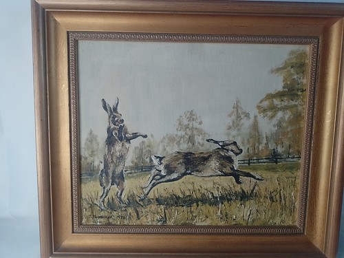 Hares original vintage oil - hares,