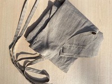 Fog Linen Work Japan natural beige linen kitchen apron cook's OS