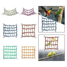 Bird Rope Hanging Hammock Cage