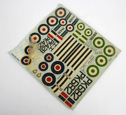 Decal sheet only - for, matchbox