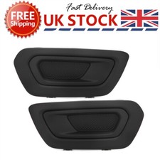 Pair Front Bumper Fog Light Lamp Cover Bezel Trim Black For Ford Transit 2019-On