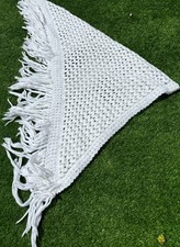 1970’s White Christening Shawl 