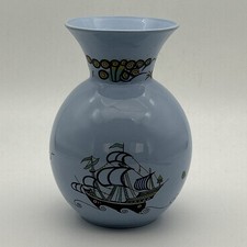 Falcon Ware vase - 1930's Art Deco Argus pattern featuring classical ship design