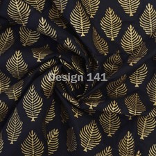Indian Block Printed Black