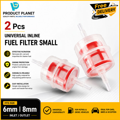 Inline fuel filter small - inline,