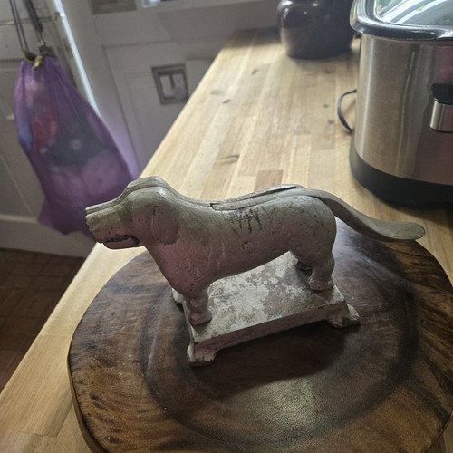 Vintage dog nutcracker cast - vintage,