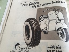 VESPA MICHELIN WHITEWALL TYRE