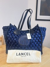 Lancel Large Blue Nylon