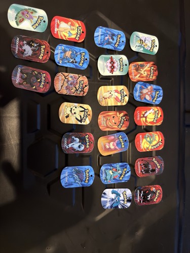 Pokemon metal tags - tags, bundle