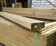 Treated timber garden - treated, railway