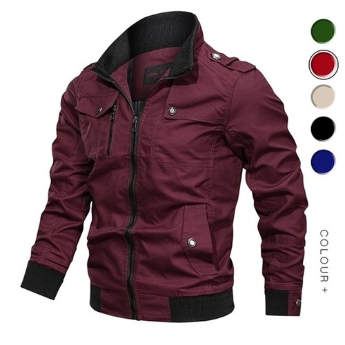 Men pilot bomber - bomber, jacket