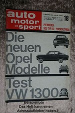 AMS Auto Motor Sport 18/65 BMW