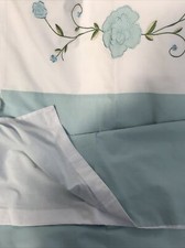 Beautiful Accolade Embroidered Appliqué Single Duvet Cover And Pillowcase