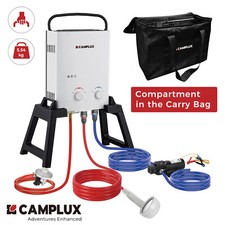 CAMPLUX 10 kW Tankless Gas Hot Water Heater Instant Heating Boiler Floor Mounted