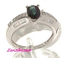 14K WHITE GOLD COLOR SHIFT