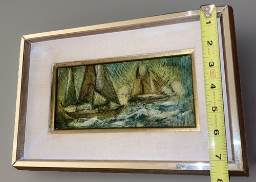 Vntg 1960 nautical oil - vntg,