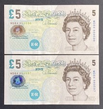 £5 Chris Salmon Consecutive