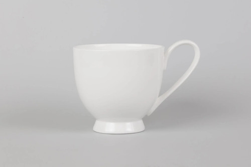 White bone china large - , cup