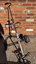 Golf Kings Micro Foldable Trolley 2 Wheeled In Black 