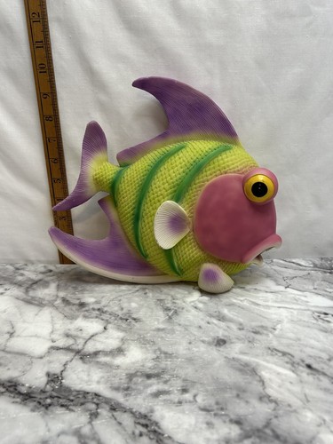 Vintage resin tropical fish - vintage,