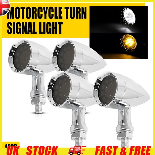 Chrome motorcycle led - 4*chrome,
