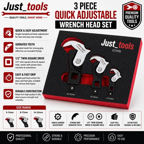 3pcs quick adjustable - 3pcs, wrench