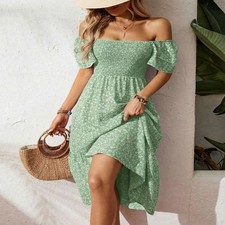Ladies Ruffles Bardot Summer