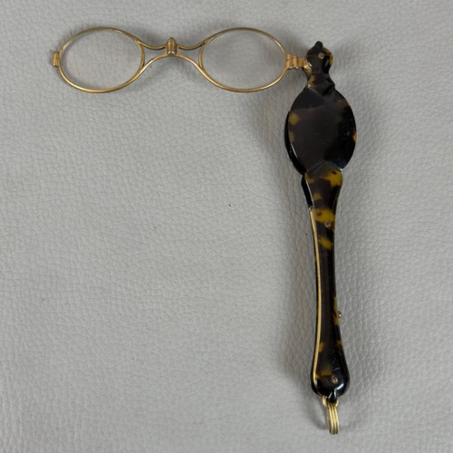 Lorgnette folding brass - folding,