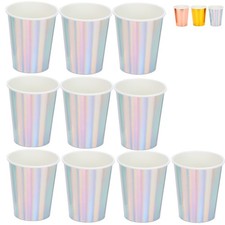 20pcs Paper Cups Drinking Compostable Cup Recyclable Juice Cup For Party Coffe
