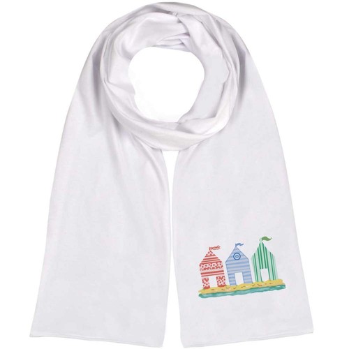 Beach huts lightweight - huts', scarf