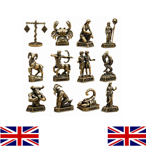 Brass zodiac sign - sign, figurine