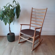 Rocking Chair Armchair Retro Danish Ladder Back Vintage 🚚Available Nationwide🚚