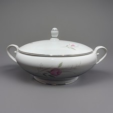 Vtg Sterling Rose Diamond