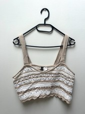Knitted crochet crop top