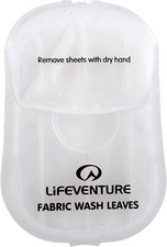 Lifeventure Travel Wash Leaves X50 Foaming Paper Soap Flakes