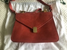 ….Authentic Zara orange suede bag…..?