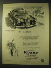 1958 Wolseley Six-Ninety Series III Car Ad - Kitzbuhel