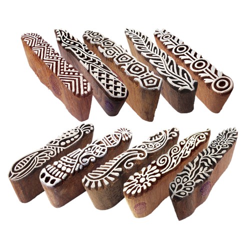 Textile wooden blocks stylish - blocks,