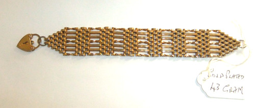 Vintage rolled gold bar gate - vintage,