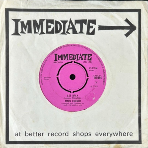 Amen corner get back - amen, 7''