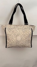  KIPLING, black on white polka