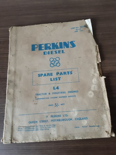 Perkins diesel engine - diesel, l4