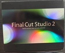 Apple Final Cut Studio 2 Complete VGC for older Mac OS Fully Complete