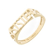Pre-Owned 9ctGold Sister Ring