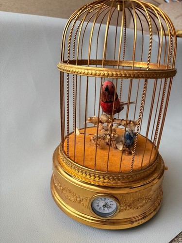 Reuge singing bird - cage,