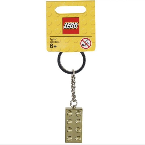 Lego gold brick - brick, keyring