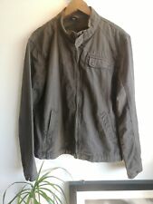 Tom Wolfe Olive Khaki Canvas Harrington Jacket Large 42" (slim)