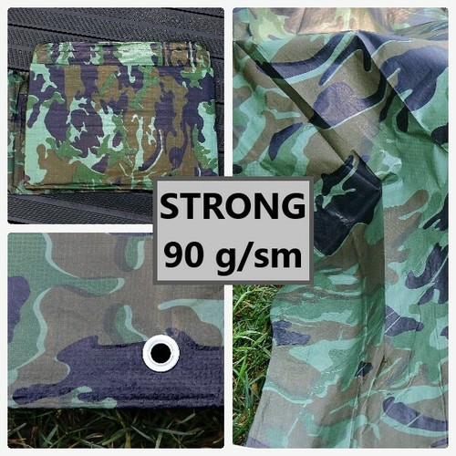 Camo khaki tarpaulin - khaki,