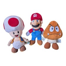 Super Mario Plush Bundle Nintendo Soft Toy Teddy Collectables Toad Goomba 