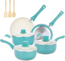 11Pcs Turquoise Ceramic
